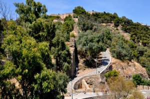 Walls of Castillo de Gibralfaro