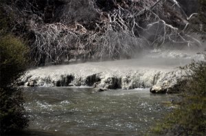 Hot silica meets stream