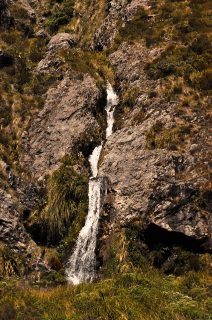 Small waterfall comin' down