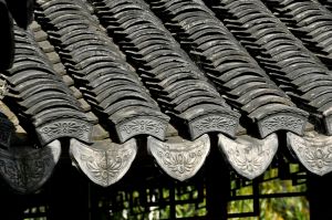 Terracotta roof tiles