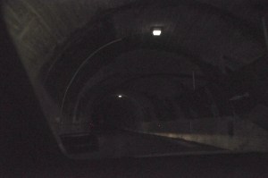 Inside the Homer Tunnel