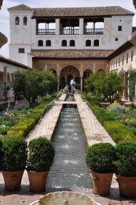 The sultan's summer palace - and water channel