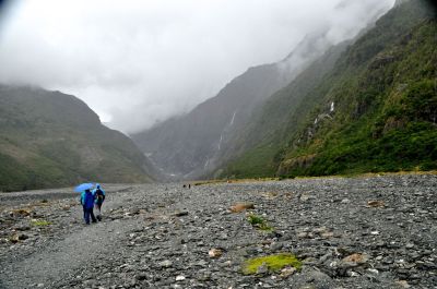 The walk in to Franz Josef