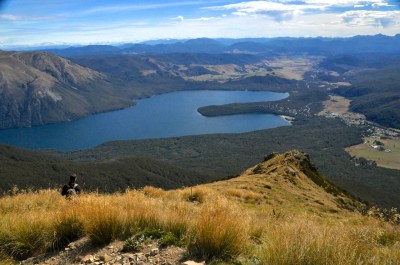 Half-way up the steep part