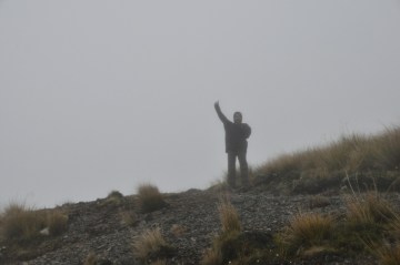 Janaki and the view (or lack thereof) from the top