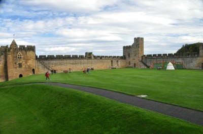 Inner bailey - and home to Harry Potter's quidditch match