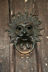 Bronze knocker from the 1100's used by criminals seeking sanctuary