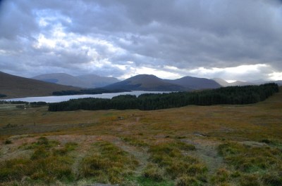 Beginning to leave the Rannoch Moor