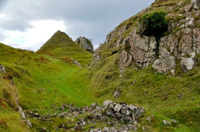 The Fairy Glen coming into sight