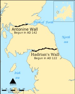 Location of Antonine Wall